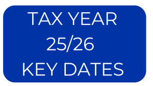 New Tax Year 2025/2026